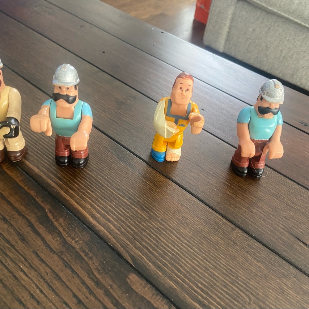 (1970s, 1980s) Lot of 4 Fisher-price Husky Helper Figures - ...